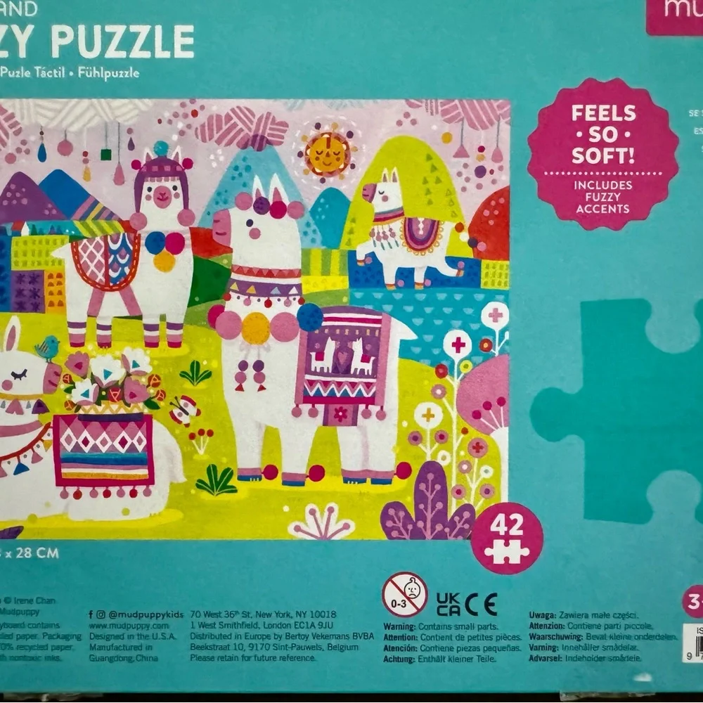 Fuzzy Puzzle - Llama Land